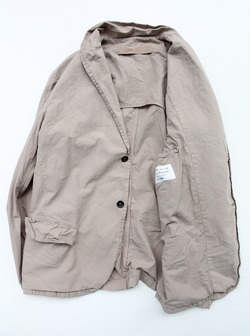 Vasy Lettlement Side Vents Tailored Jacket ASH BEIGE (4)