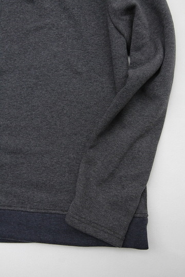 Harriss Bomber Heat SQ Neck Sweat CHARCOAL x NAVY (4)