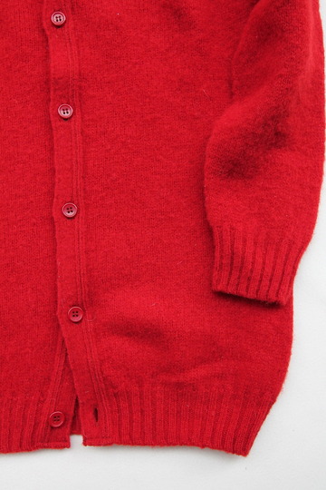 John Tulloch Heavy Brush Polo Neck Cardigan TUDOR (4)