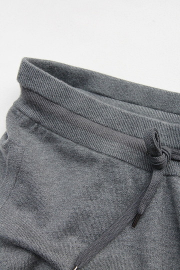 YaYa Wool Sweat Pants DARK GREY MELANGE (2)