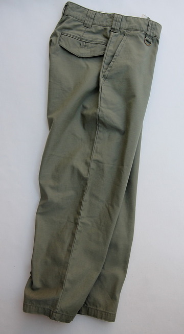 Le Ciel de Harriss Back Satin Loose Fit Pants OLIVE (6)