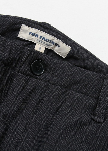 FOB Easy Pants Heat Performar Herringbone CHARCOAL (2)