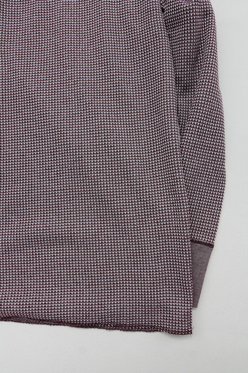 JE MORGAN Crew Neck Thermal MOKU WINE (3)