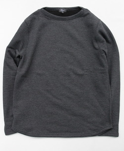Harriss TC Snow Top Boat Neck CHARCOAL