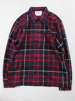 Vincent et Mireille Flannel Check Shirt BLSN NAVY CHECK