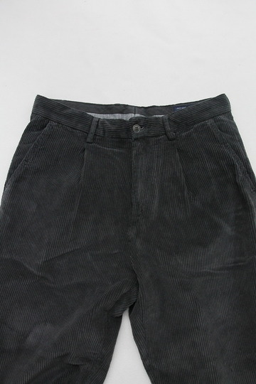 Riccard Metha Corduroy 1 Tuck Wide Trousers GREY (3)