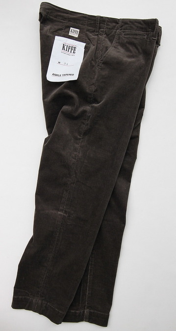 KIFFE Corduroy Mens Anckle Tpd OLIVE (6)