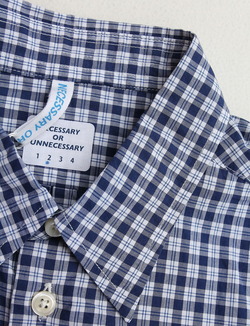 NOUN SS Plaid Shirts NAVY (4)