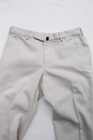 DC WHITE Pique Basic Pants IVORY (4)