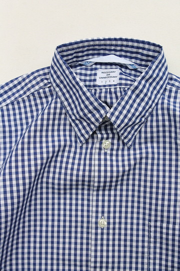 NOUN SS BD Gingham NAVY Check (2)