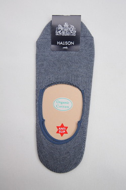 HALISON Organic Cotton Slipon Socks DENIM