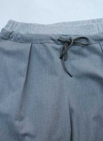 Le Ciel de Harriss T Rayon Tuck Easy Pants GREY (2)