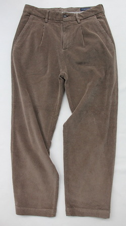 Riccard Metha Cordhuroy 1 Tuck Wide Trousers BEIGE (5)