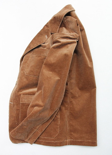 Vincent et Mireille Coverall Jacket Corduroy Stretch BEIGE (5)