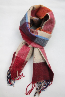 MADE in FRANCE W Face Wide Border & Check I