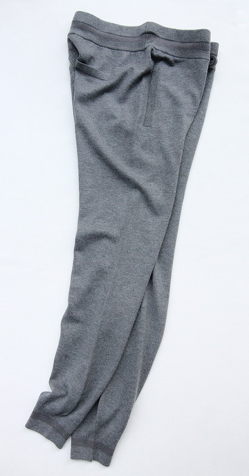 YaYa Wool Sweat Pants DARK GREY MELANGE (7)