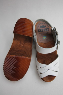 EXPERT Reguler Heel Sandal Strap WHITE Leather (6)