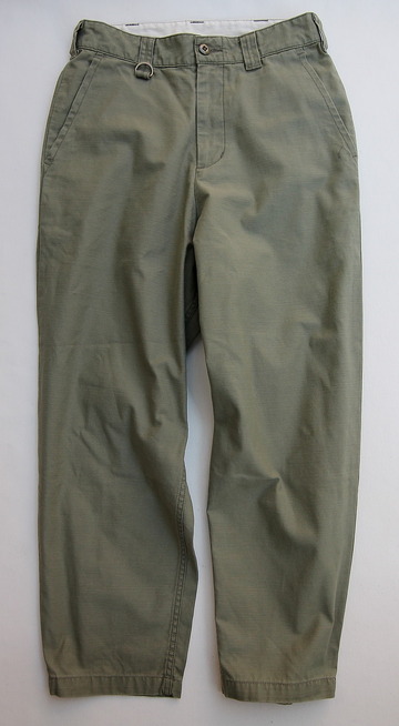 Le Ciel de Harriss Back Satin Loose Fit Pants OLIVE (7)