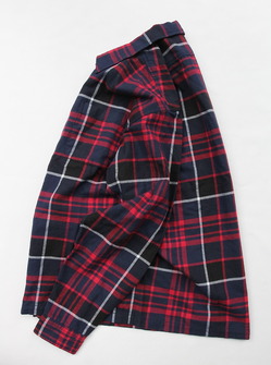 Vincent et Mireille Flannel Check Shirt BLSN NAVY CHECK (4)