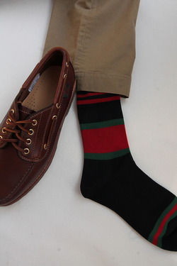 HALISON Dralon Cotton Rugger Border NAVY