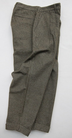 FOB 2 Tuck Wide Pants CW Back Satin OLIVE (7)