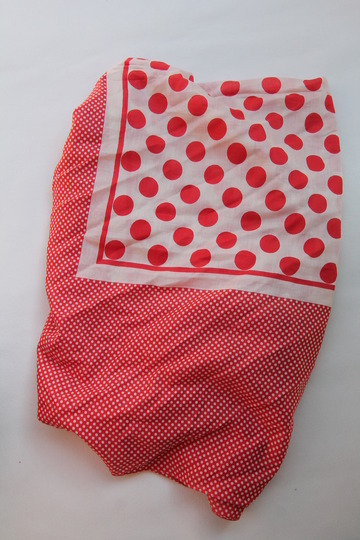 GLEN PRINCE Cotton Silk Stole 180X100cm RED (4)