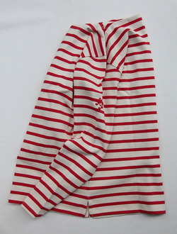TENJIKUYA LS Border Tshirt NTL x RED (2)