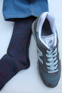 Anonymous Isme 5 Color Mix Socks INDIGO