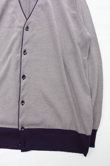 NOUN Cardigan NAVY Border (3)