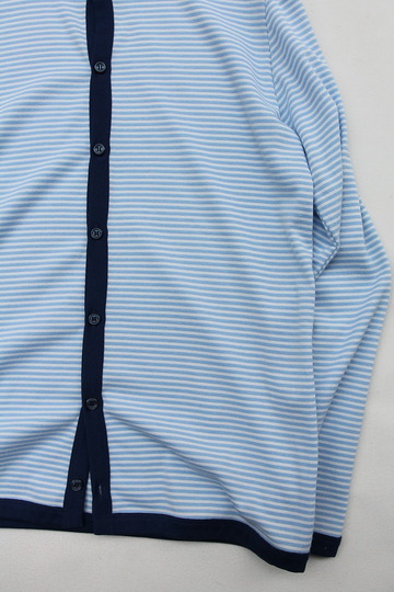 ARAN CN Cardigan SAX X NAVY (3)