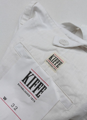 KIFFE Wide Baker Pants WHITE (2)