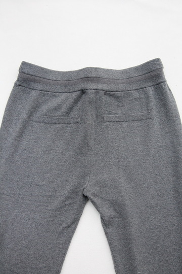 YaYa Wool Sweat Pants DARK GREY MELANGE (5)