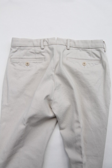 DC WHITE Pique Basic Pants IVORY (5)
