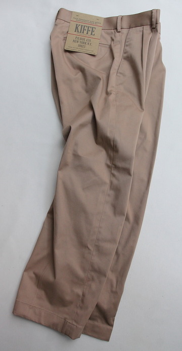 KIFFE Officer Wide Trousers BEIGE (5)
