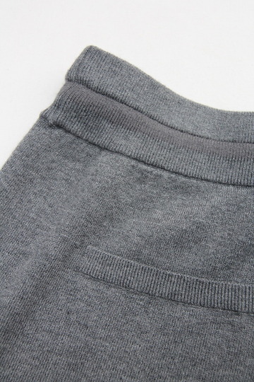 YaYa Wool Sweat Pants DARK GREY MELANGE (3)