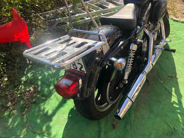 ハーレー荷物用キャリアワンオフ制作