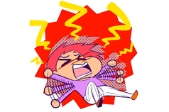 思い通りにならないイラスト