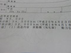 旧車検証