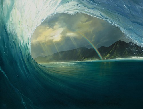 rainbow through the pipe