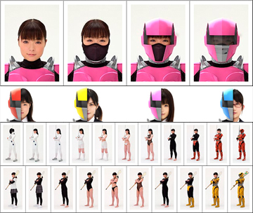 女子高生 戦隊ヒロインに変身「LAYER PROJECT」　Hiroyuki Hayashida