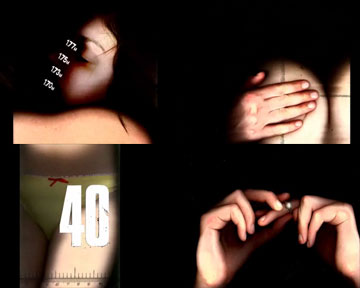 How much of a Woman : 体をカラーコピーで動画に