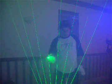 The Laser Harp