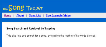 リズム検索エンジン - The Song Tapper