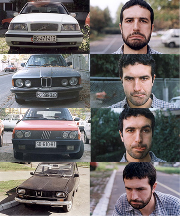 Vladimir Nikolic - Autoportraits : 車の顔まね選手権