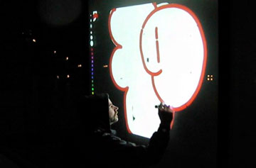 Graffiti Wall - Tangible Interaction Design