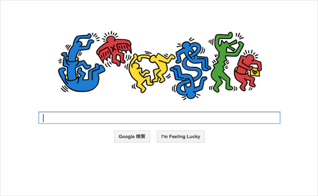 キース・ヘリング(Keith Haring) 今日のGoogle