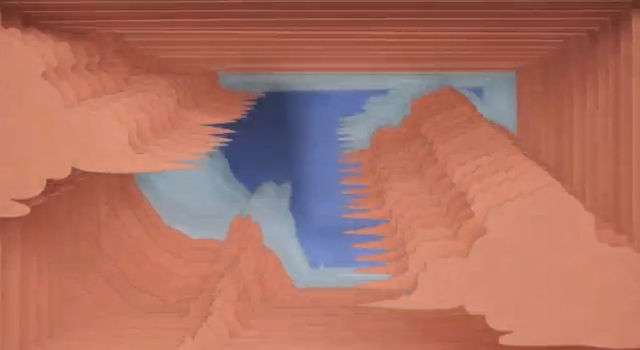 12,000枚の色画用紙で夢の中へ連れていかれる体験　Erez Horovitz