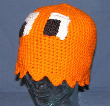 Packman crocheted hats : パックマンのニット帽
