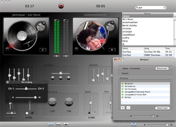 Mac OSX用のフリーDJソフト「djay!」