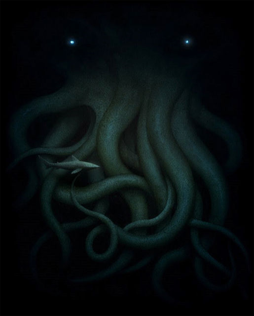 脳内の暗闇が欲求するどこかがおかしい絵画　Jeremy Enecio